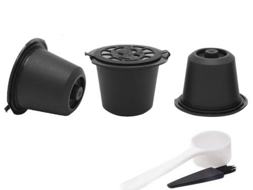 Újratölthető Nespresso kávékapszula, 5 darabos készlet