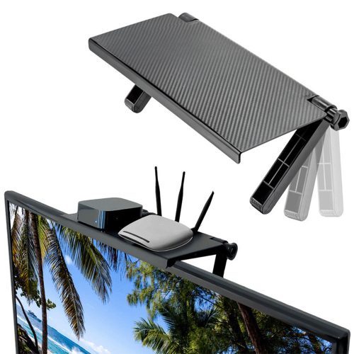 Polc állvány set top boxhoz, wi-fihez, távirányítóhoz