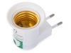 Adapter izzó adapter kapcsoló 230v e27