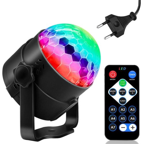 Diszkógömb led reflektor rgb projektor