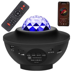   LED Galaxis Projektor és Party Lámpa – Bluetooth Zenelejátszó és Lézeres Csillagfény Hangulatvilágítás távirányítóval