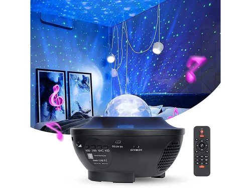 LED Galaxis Projektor és Party Lámpa – Bluetooth Zenelejátszó és Lézeres Csillagfény Hangulatvilágítás távirányítóval
