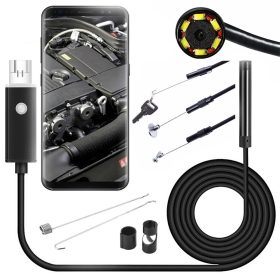   Endoszkóp ellenőrző kamera android pc usb 10m led világítással