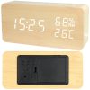 Elektronikus ébresztőóra hőmérő higrométer usb-vel