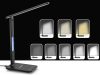 Led asztali lámpa iskola usb óra qi töltő