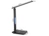 Led asztali lámpa iskola usb óra qi töltő