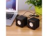 PC hangszórók 2.0 jack tápegység usb - 2 db