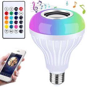   Led RGB színes villanykörte bluetooth-al hangszóróval, távirányítóval