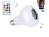 Led RGB színes villanykörte bluetooth-al hangszóróval, távirányítóval