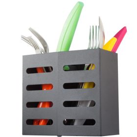 Falra szerelhető evőeszköztartó lefolyóval