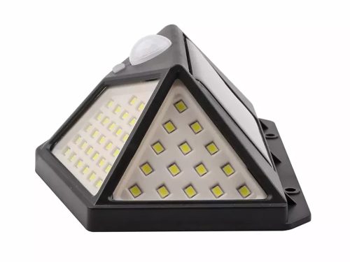 Napelemes lámpa 100 led szürkületi mozgásérzékelővel