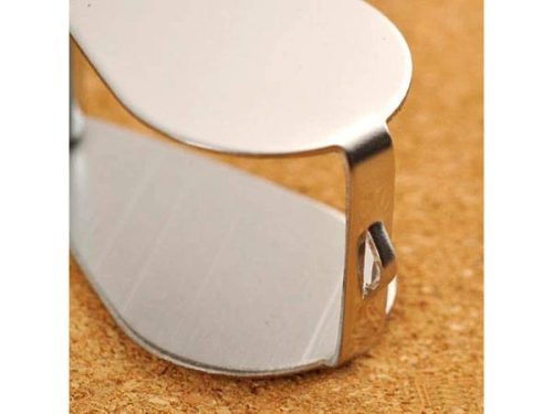 Összecsukható ékszerész zsebnagyító, 30× nagyítás, 21 mm, 2 LED