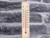 Hagyományos fa szobahőmérő – Fali kivitel, Celsius és Fahrenheit skálával