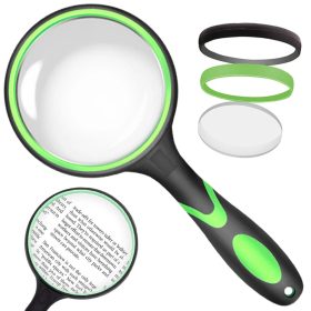   Kézi olvasónagyító üveglencsével, 75 mm, kb. 3× nagyítás