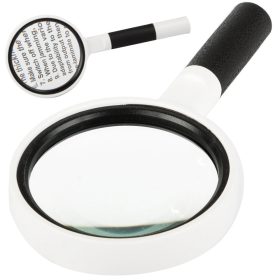   Kézi olvasónagyító üveglencsével, 65 mm, kb. 6× nagyítás