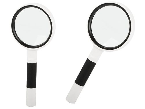 Kézi olvasónagyító üveglencsével, 65 mm, kb. 6× nagyítás