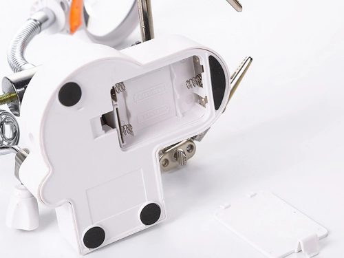 Harmadik kéz forrasztó készlet nagyító üveg tartó led