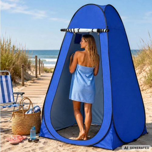 Strand sátor öltöző pop-up zuhanyzó, Wc - 190 cm