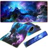Nagy méretű rugalmas gamer egérpad LED RGB Háttérvilágítással, 80x30 cm