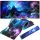 Nagy méretű rugalmas gamer egérpad LED RGB Háttérvilágítással, 80x30 cm