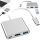 Type-C – HDMI 4K átalakító és USB 3.0 elosztó hub, 3 az 1 ben