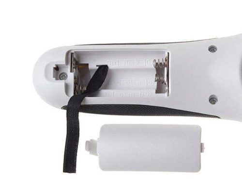 Kézi olvasónagyító LED- és UV-világítással, 4× nagyítás, 60 mm