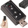 Usb 7.1 hangkártya mikrofon fejhallgató csatlakozó