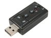 Usb 7.1 hangkártya mikrofon fejhallgató csatlakozó