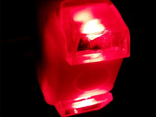 Led szilikon kerékpár lámpa szett, 2 db