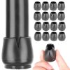 Székláb sapkák filc 12-16mm fekete 16db 16db