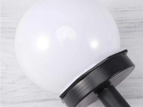 Görög stílusú napelemes kerti gömblámpa szett – 4 db-os, fehér, 10 cm