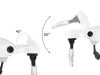 LED-es nagyítószemüveg 5 cserélhető lencsével, 1×–3,5×, 4 LED