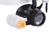 Órás nagyítószemüveg 6 cserélhető lencsével, 6×, 10×, 25×, 2 LED
