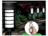 Kerti lámpa napelemes fáklya lámpa rgb távirányítóval