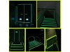 Sötét-fényes fluoreszcenciás szalag 5m