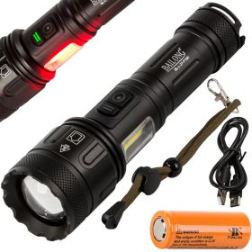   Bailong BL-L27-P160 COB nagy teljesítményű taktikai LED zseblámpa