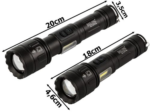 Bailong BL-L27-P160 COB nagy teljesítményű taktikai LED zseblámpa