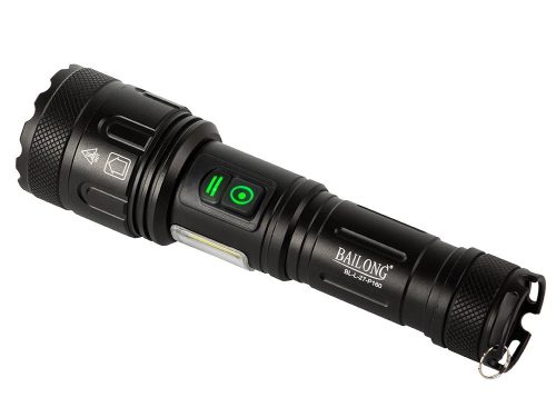 Bailong BL-L27-P160 COB nagy teljesítményű taktikai LED zseblámpa