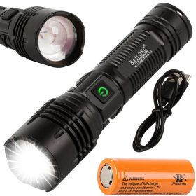   Bailong M1682 zoom zseblámpa PM10-TG LED-del és USB-C töltéssel