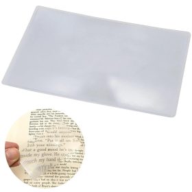   Fresnel olvasónagyító vonalzó B6 méretben, sorvezetővel