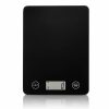 Pontos Elektronikus  üveg felüleű konyhai mérleg, lcd kijelzővel, 5 kg