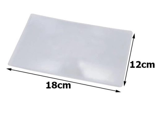 Fresnel olvasónagyító vonalzó B6 méretben, sorvezetővel