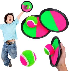   Catch Ball Tépőzáras dobójáték labdával, rózsaszín zöld