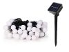Napkollektoros kerti füzér fények 40 led több színű