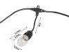Garden girl brés 10 led e27 10m