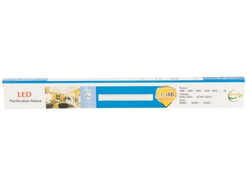 Led-es felszíni lámpatest 60cm 18w, Hideg fény