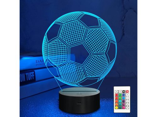 3d led foci éjszakai fény színek + távirányító