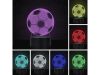 LED 3d foci éjszakai lámpa, RGB állítható színek + távirányító