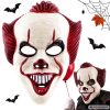 Pennywise stílusú Halloween bohócmaszk