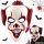 Pennywise stílusú Halloween bohócmaszk